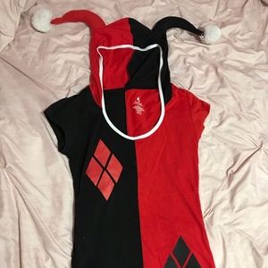 ❌SOLD❌ Harley Quinn Tee With Hoodie
